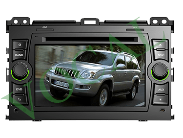 مانیتور فابریک Toyota Prado 2007 & 2008